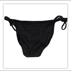 Xhilaration Hipster Black Bikinis NWT Small Ribbed